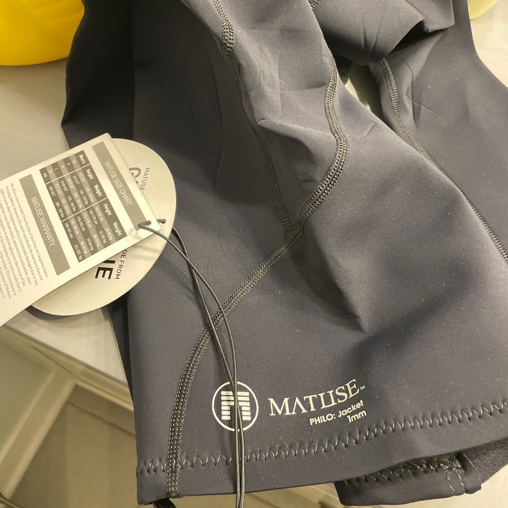 Matuse Philo 1 mm Jacket, Men’s XS, new with tags